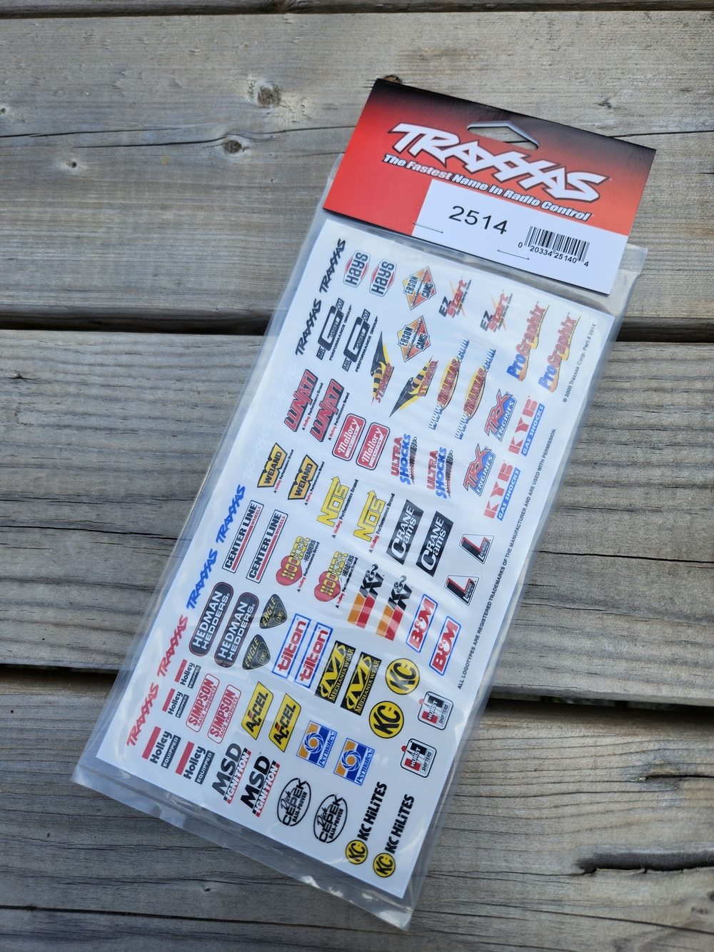 Traxxas 2514 Racing Sponsors Decal Sheet Baja Off-road Buggy Losi Rc10